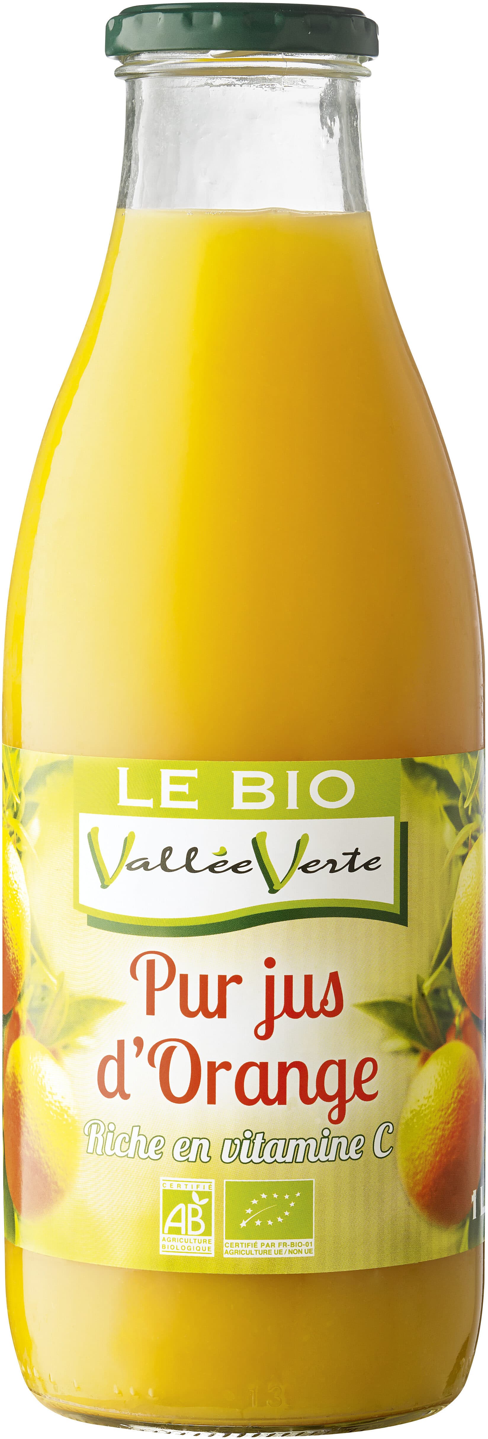 Vallée Verte Pur jus d'Orange Bio packshot
