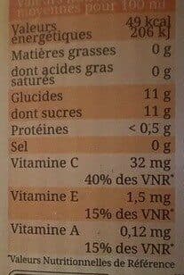 Vallee verte Jus d'Orange-Carotte-Citron à base de concentré packshot