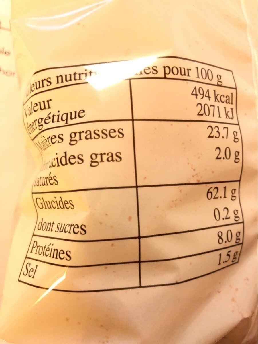 Open Food Facts Les chips de l'Aveyron packshot