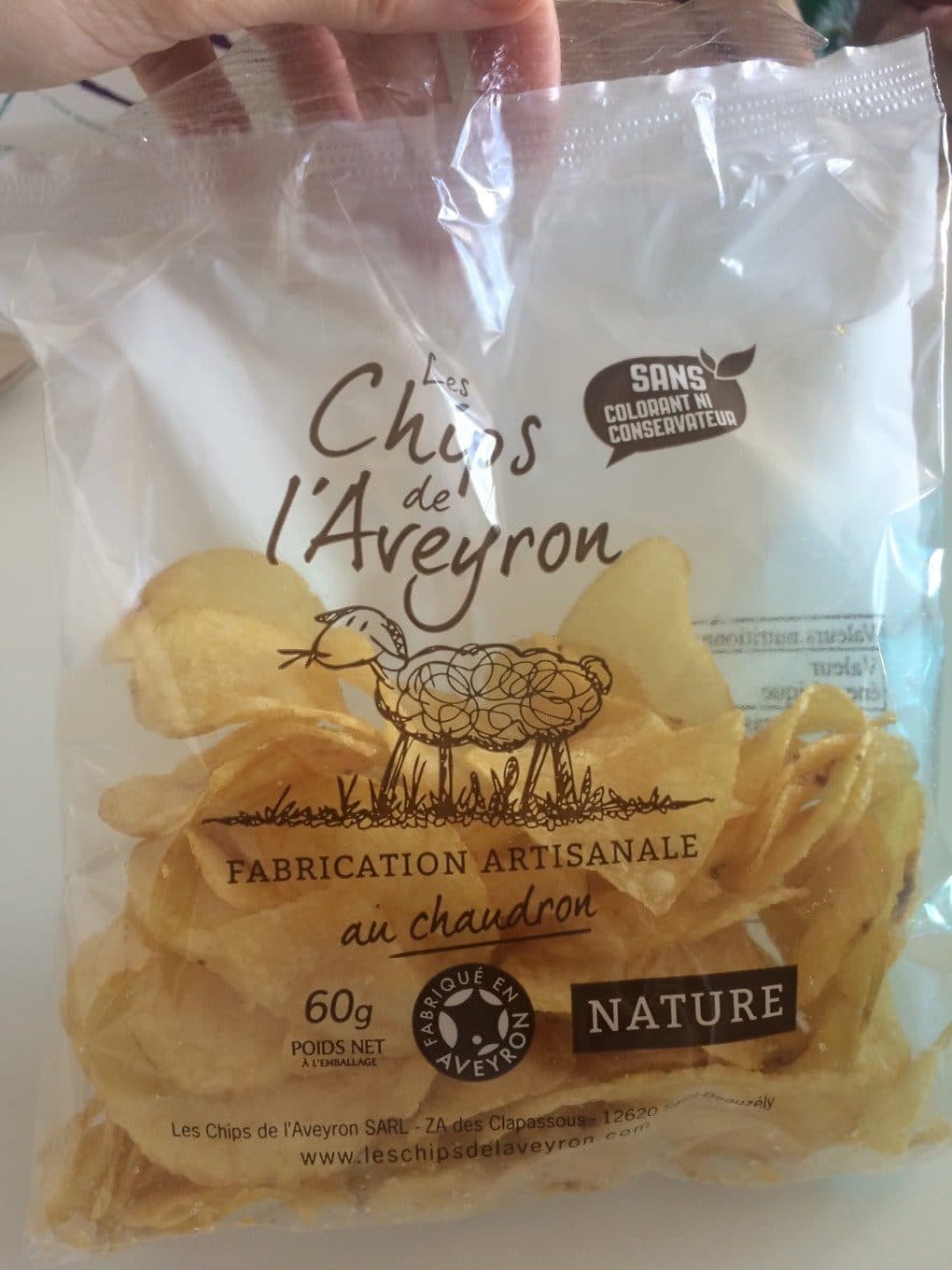 Les Chips de l'Aveyron Chips de l'Aveyron packshot