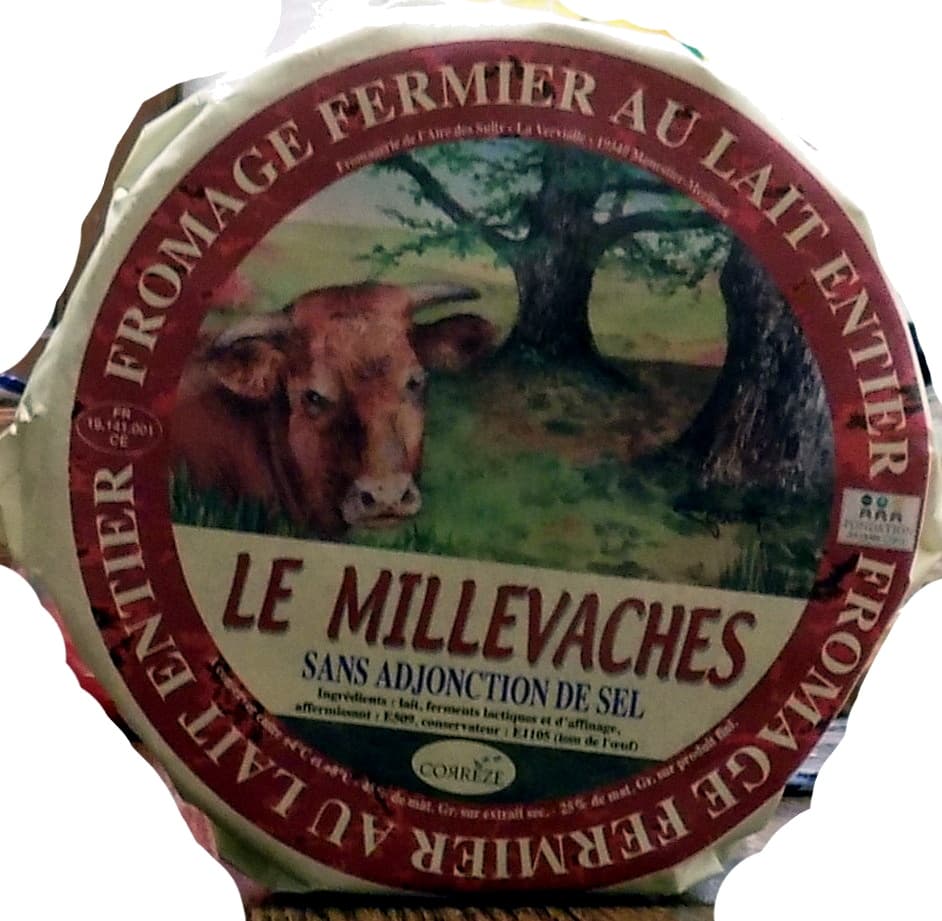Fromagerie de l'Aire des Sully Le Petit Millevaches packshot