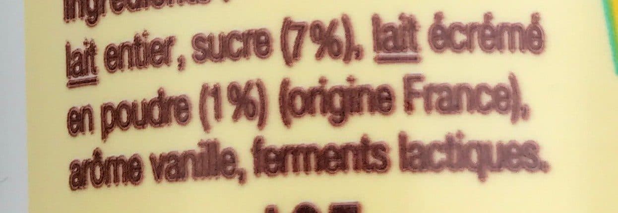 douceur des collines Yaourt onctueux vanille fabriqué a la ferme packshot