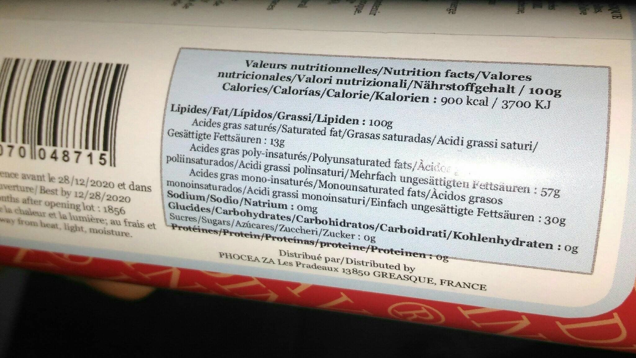 Lavandine Epicerie / Huiles Alimentaires Bio / Autres Huiles Alimentaires packshot