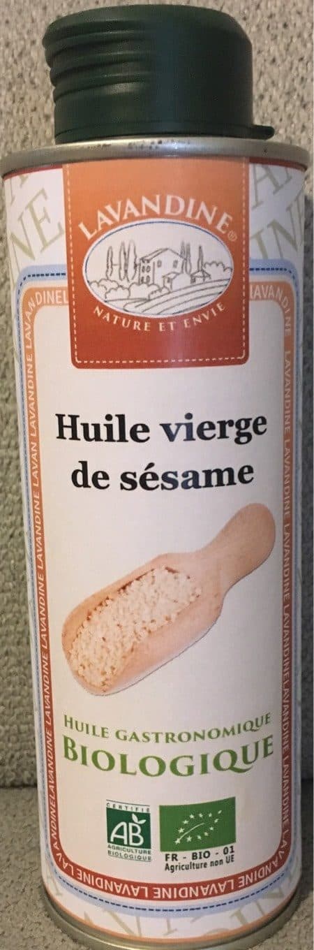 Lavandine Huile vierge de sésame packshot