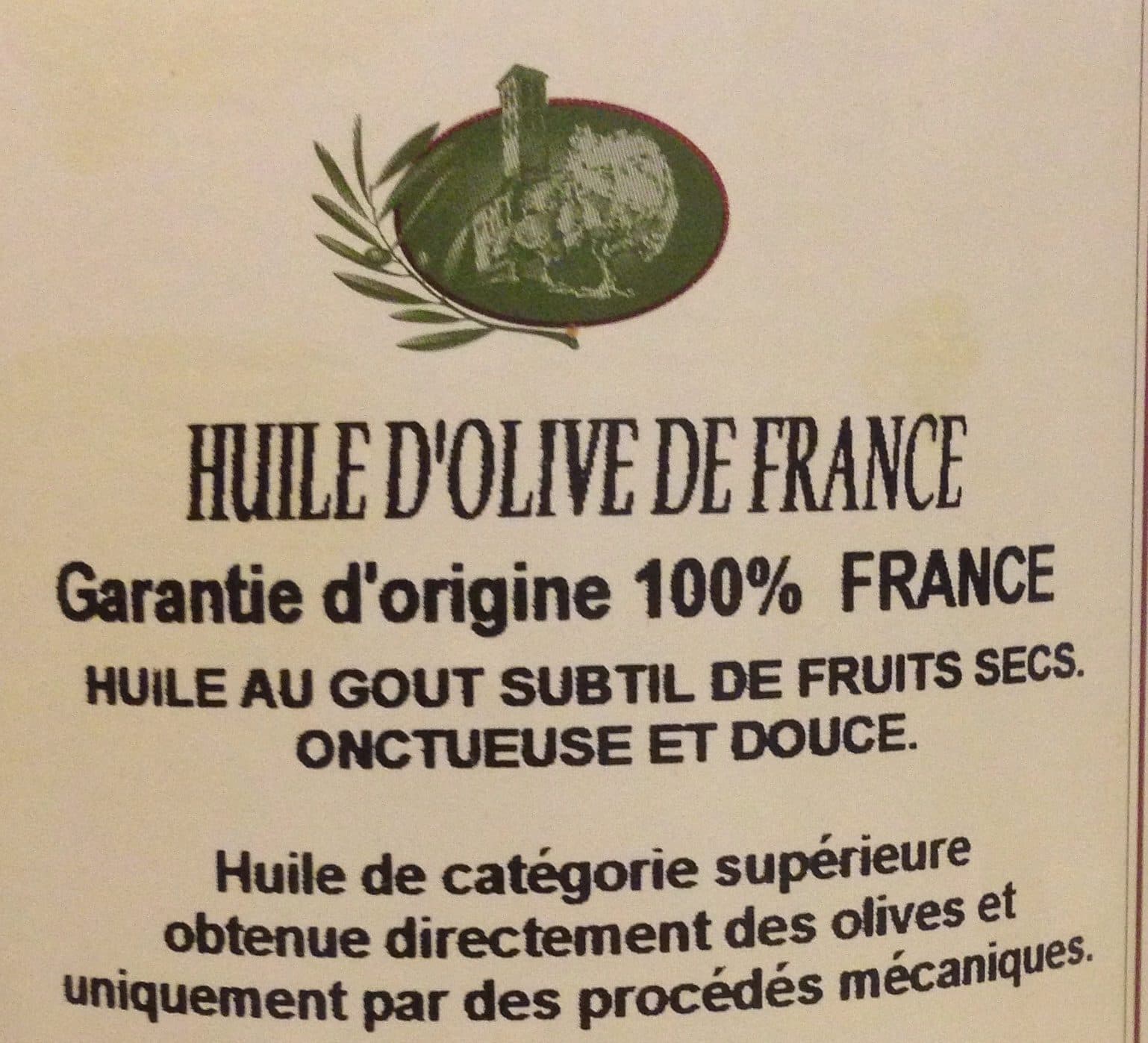 Moulin À Huile La Balméenne Huile d'olive vierge extra packshot
