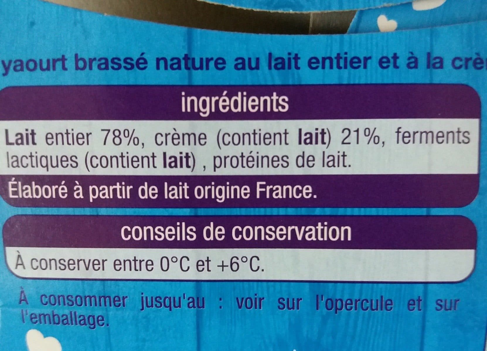 Open Food Facts Yaourt à la grecque nature packshot