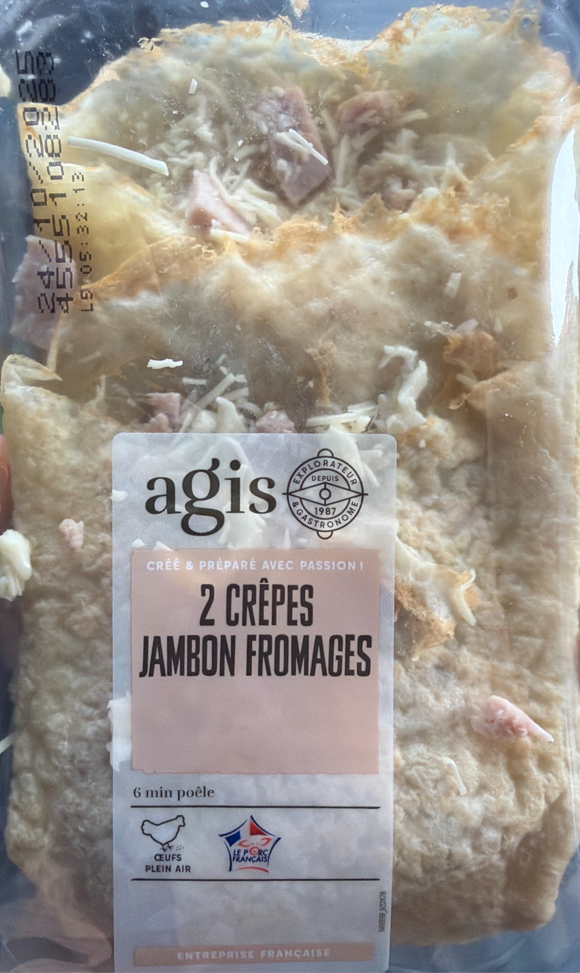 Agis Crêpes Jambon Fromage packshot