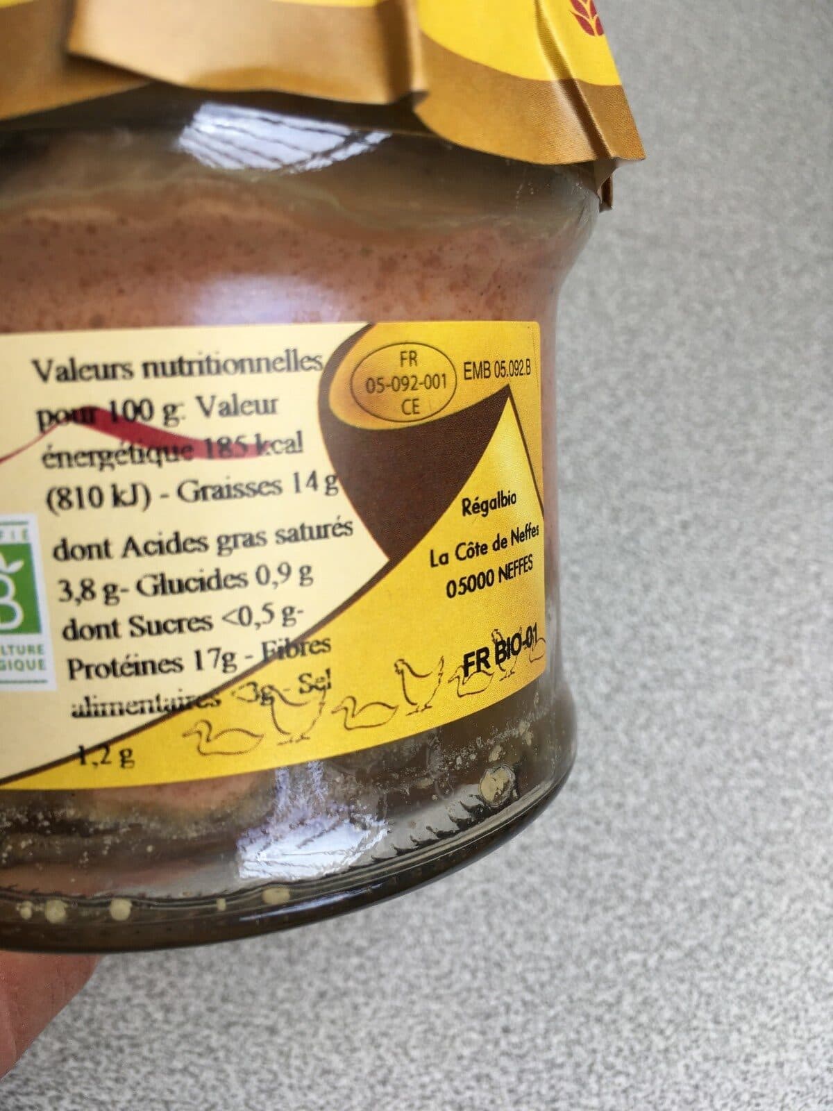 Le Club Bio Terrine de volaille fermière bio packshot
