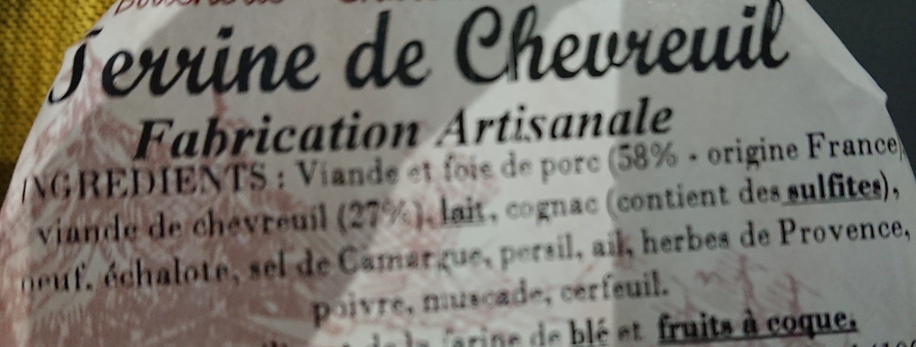Rostain Terrine de chevreuil packshot