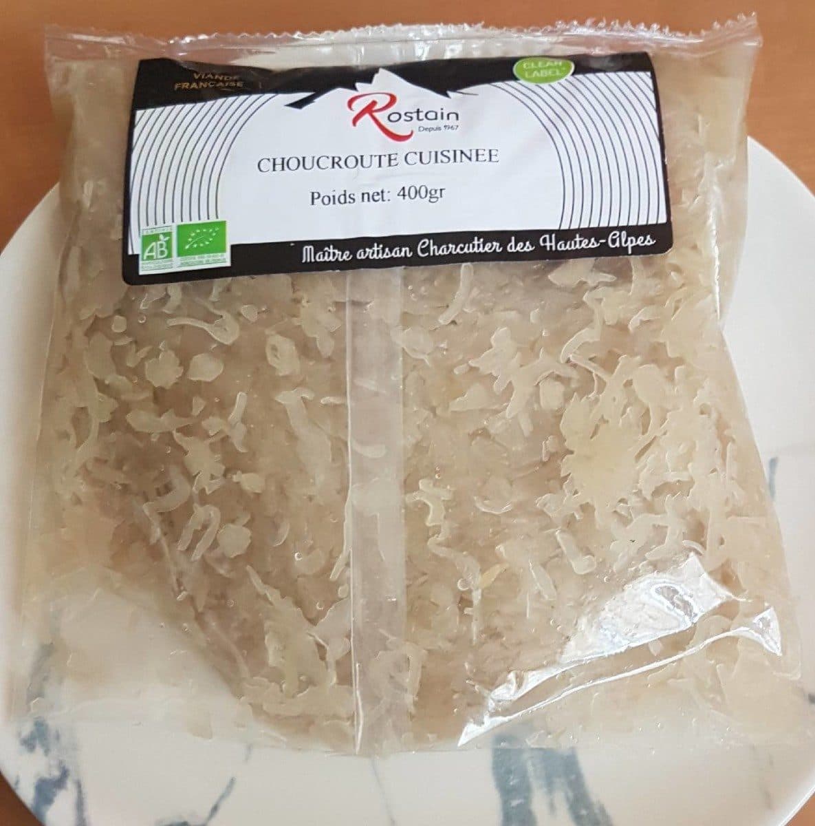Rostain Choucroute cuisinée packshot