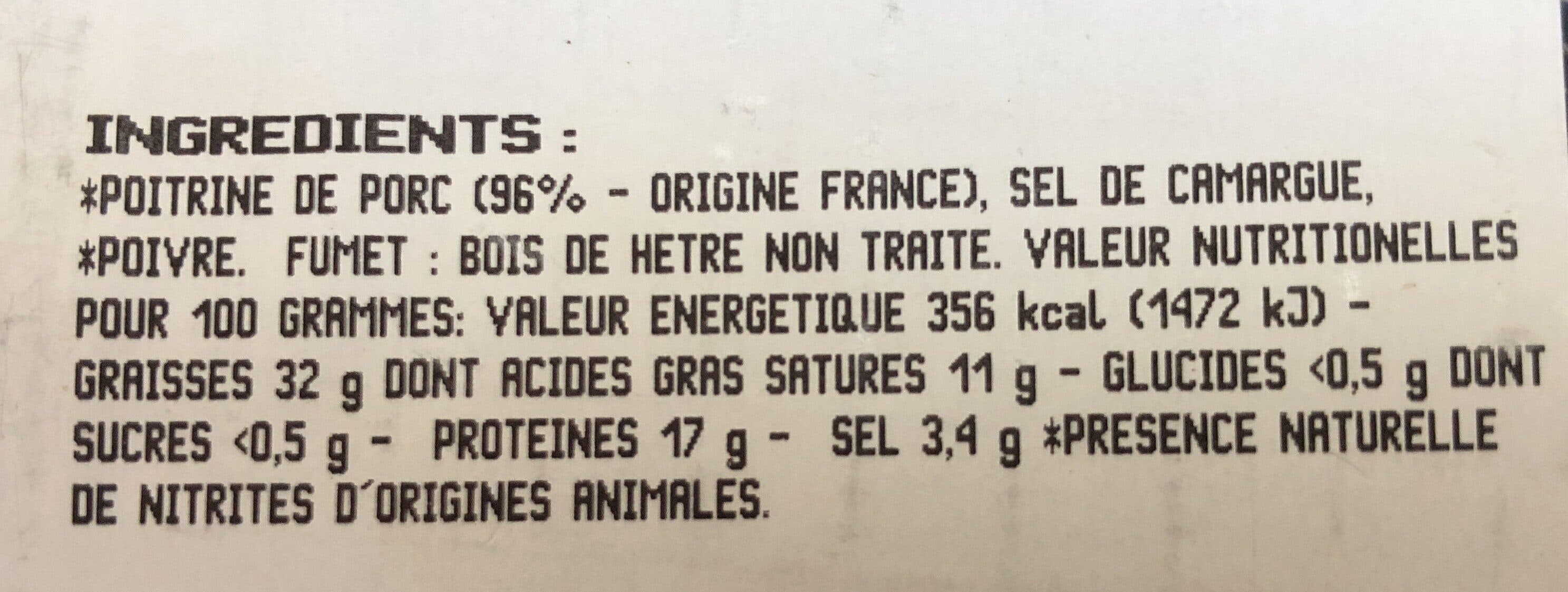 Rostain Lardons fumes packshot