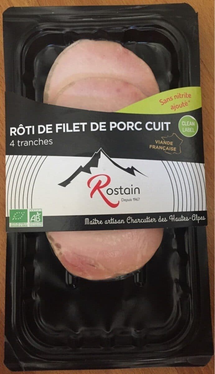 Rostain Roti filet de porc cuit packshot