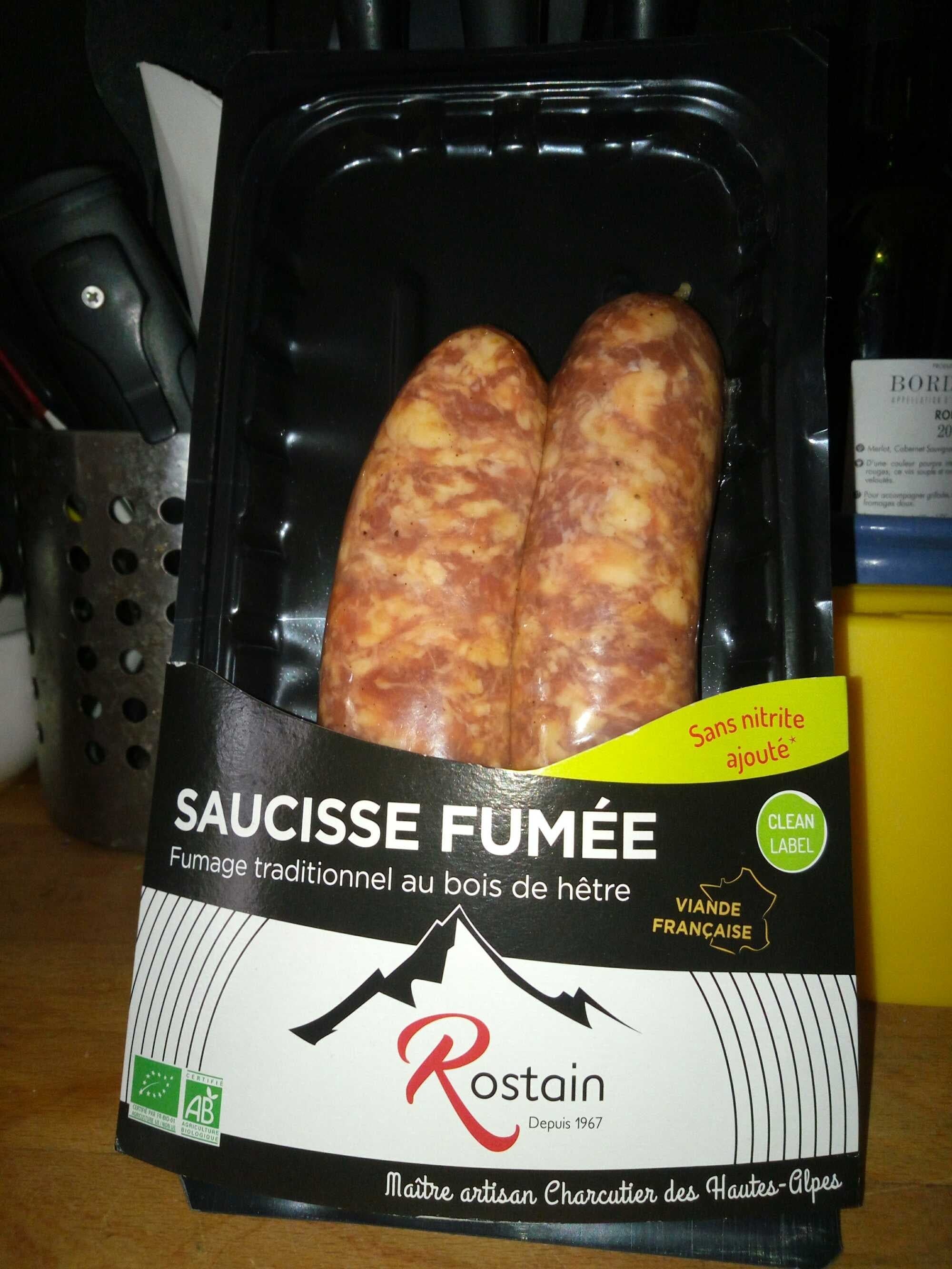 Rostain Saucisse fumée packshot