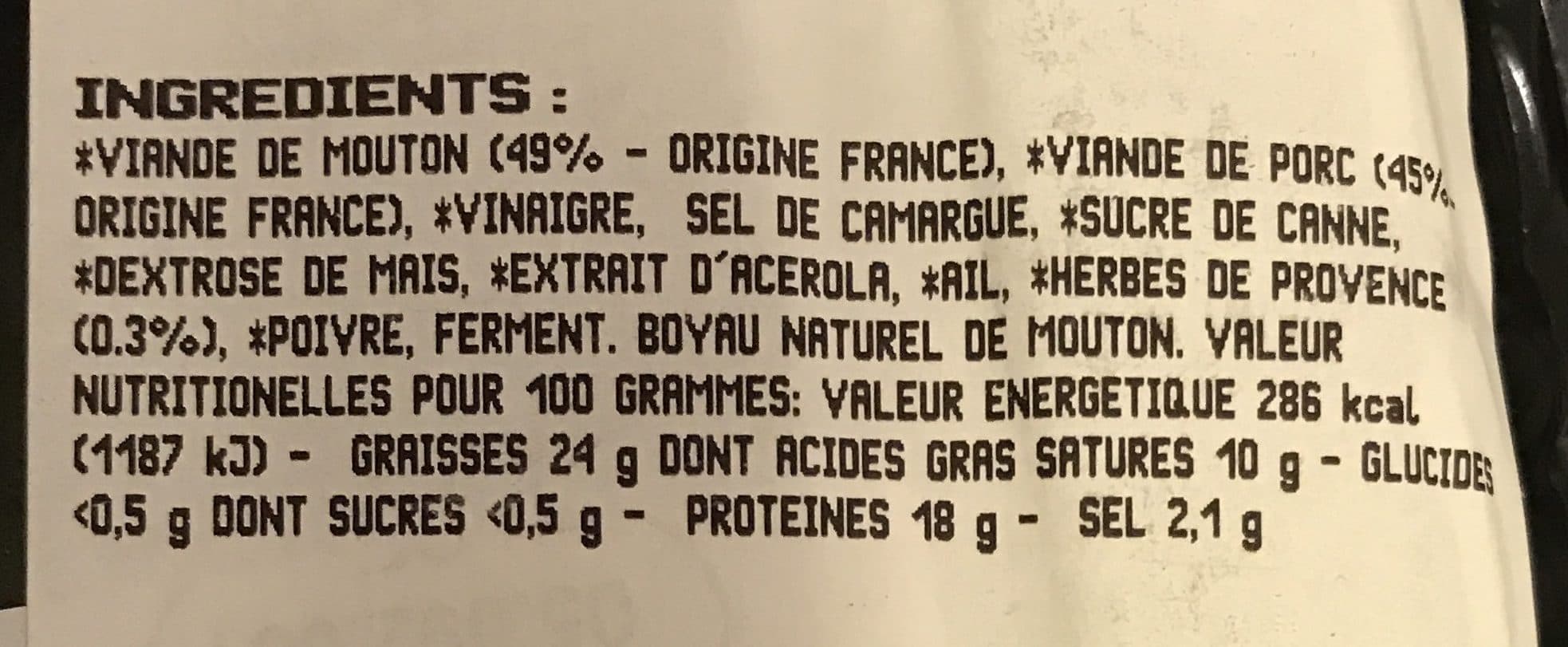Rostain Saucisses du berger packshot