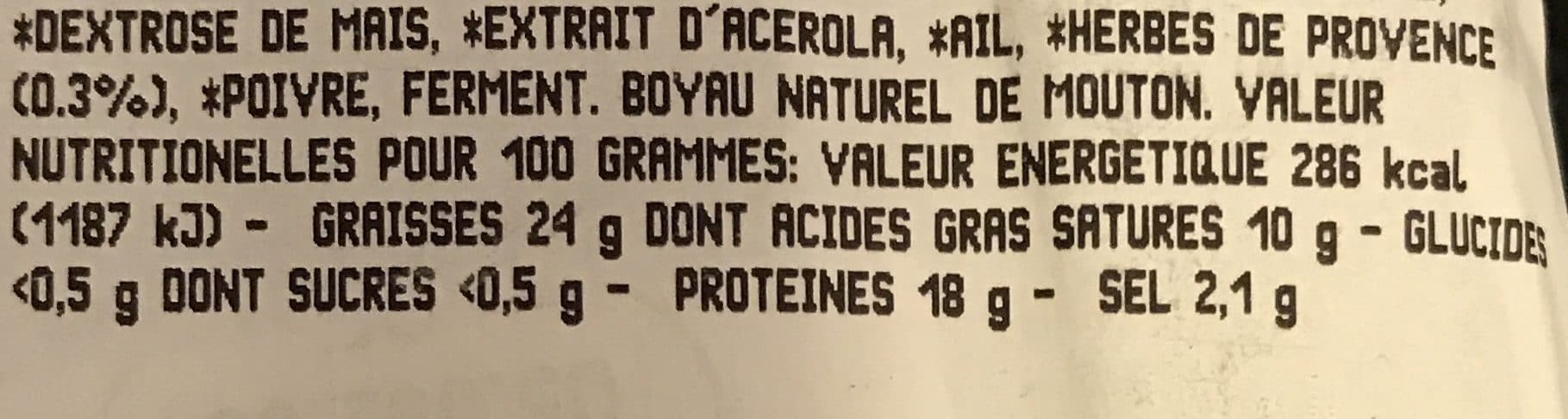 Rostain Saucisses du berger packshot