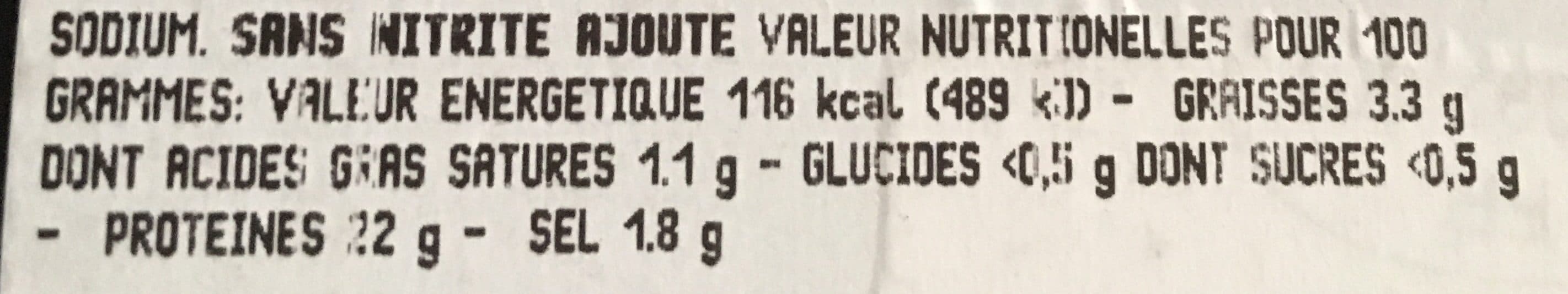 Rostain JAMBON CUIT SUPÉRIEUR SANS NITRITE NI NITRATE AJOUTE packshot