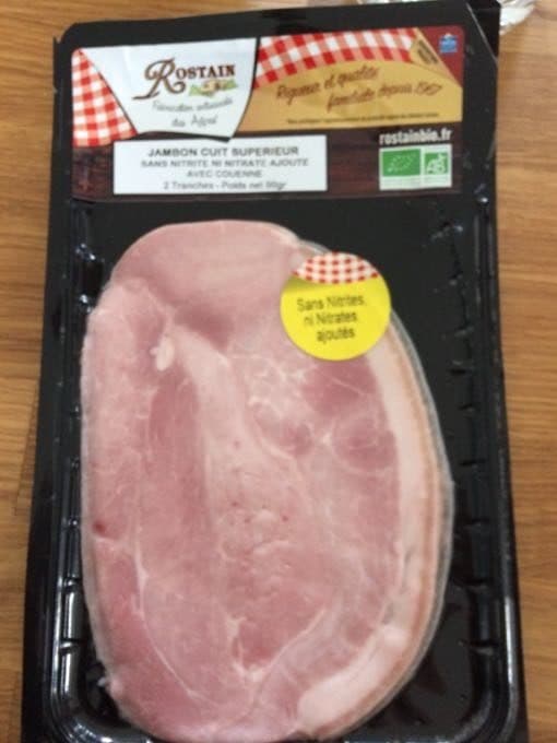 Rostain Jambon cuit supérieur avec couenne packshot