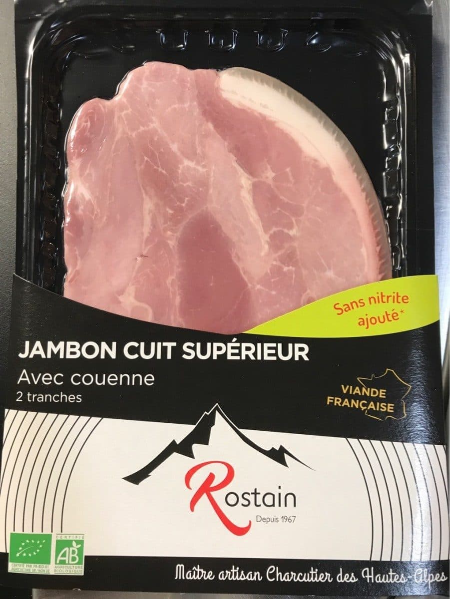 Rostain Jambon cuit supérieur packshot