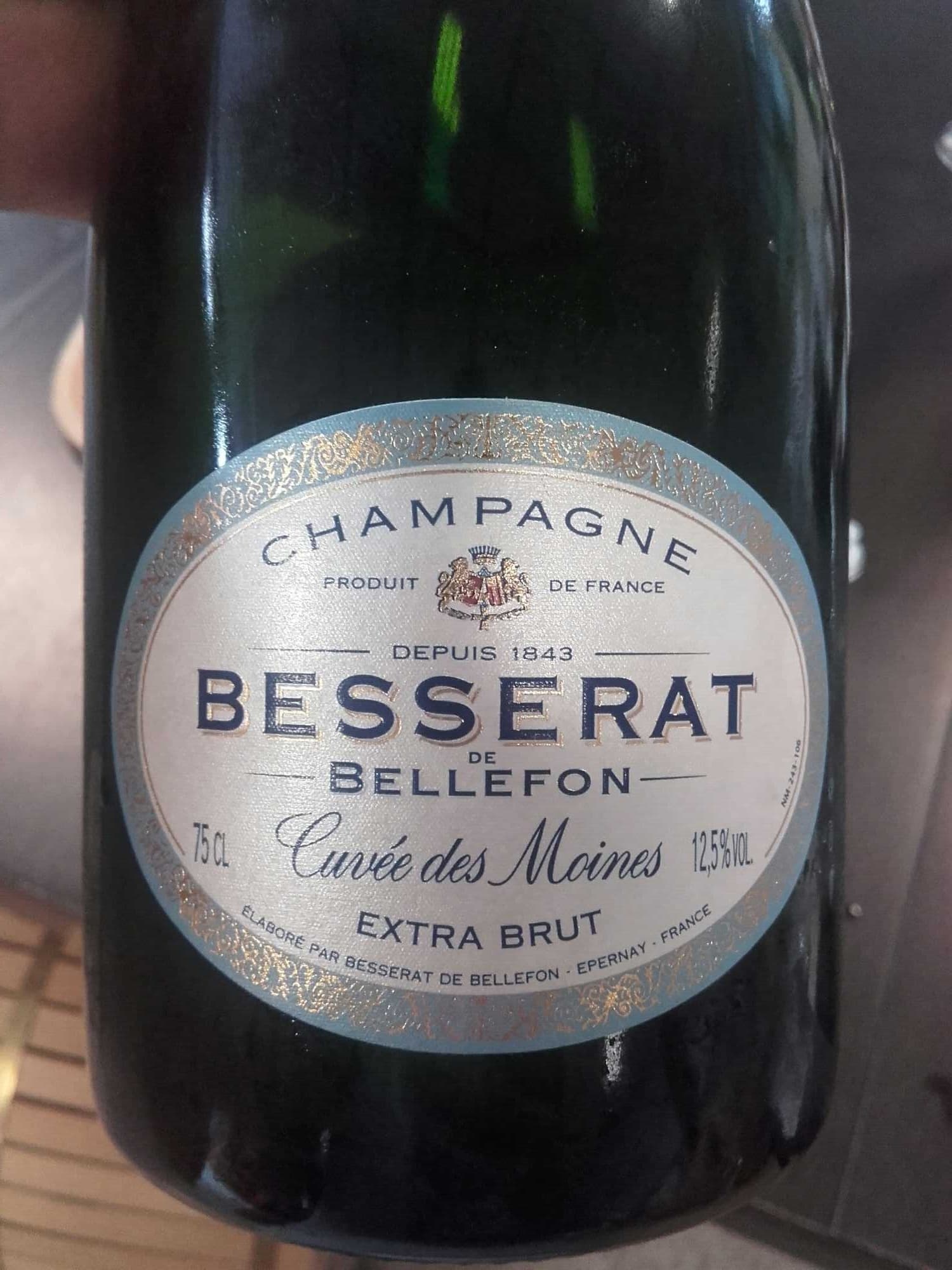 Besserat de Bellefon Champagne cuvée des moines extra brut packshot