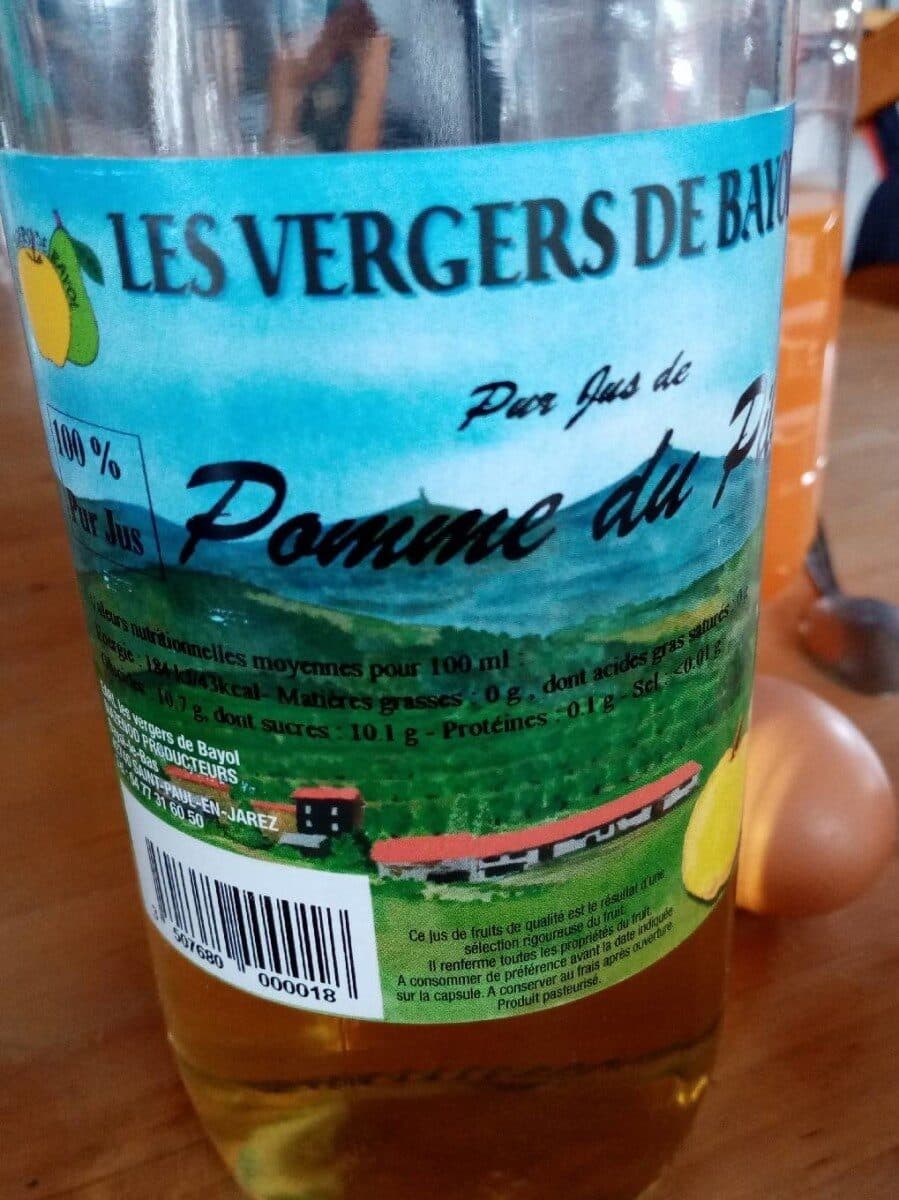 Open Food Facts Pur jus de pomme du pilat packshot