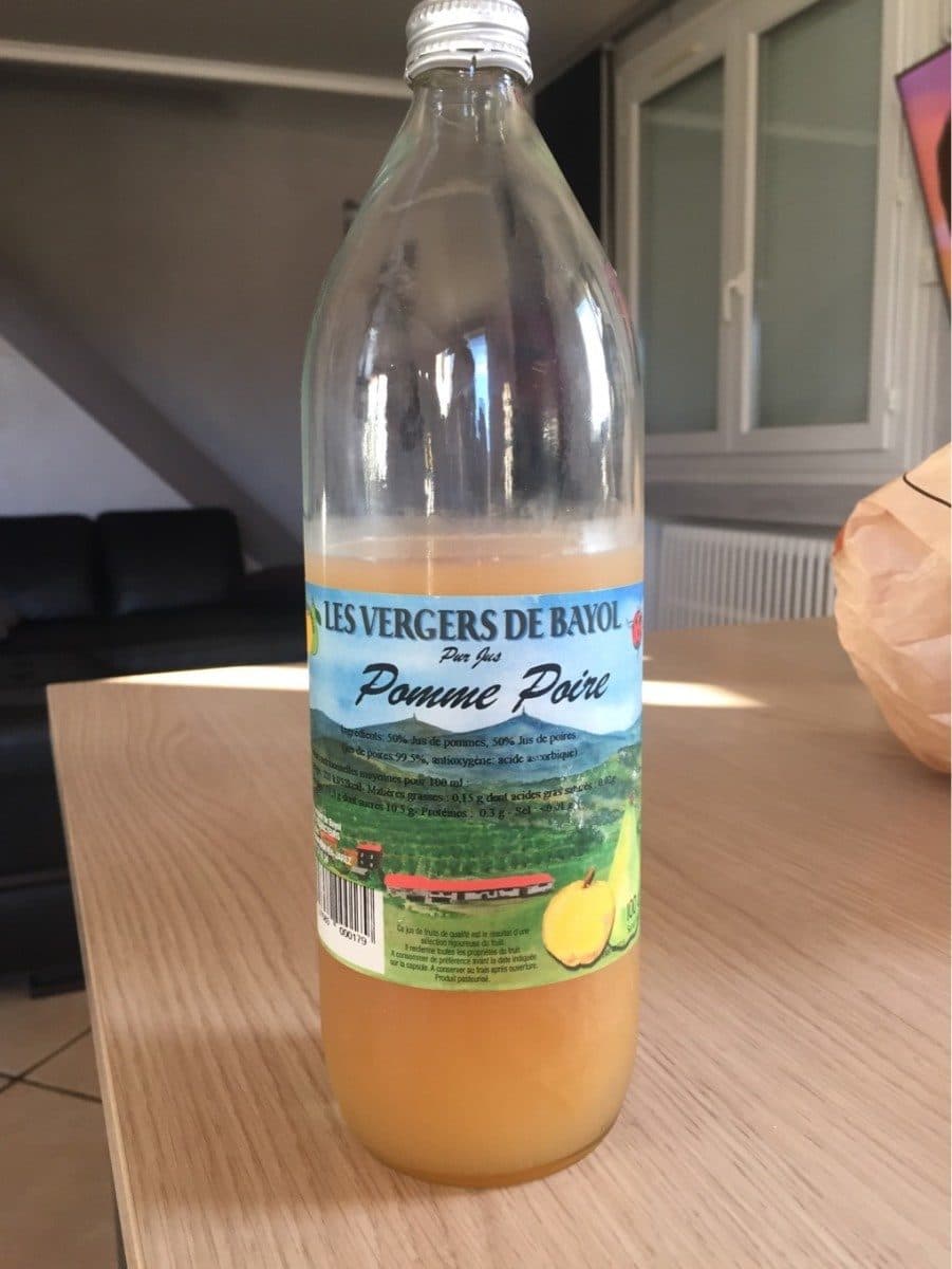Open Food Facts Pur jus pomme poire packshot