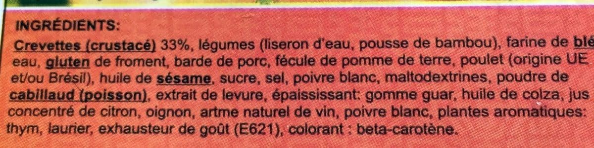 Open Food Facts Xiu Mai Crevette packshot