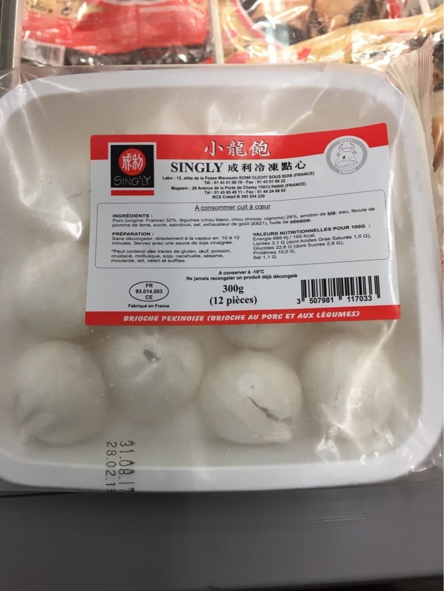 Open Food Facts Bouchees porc et choux packshot