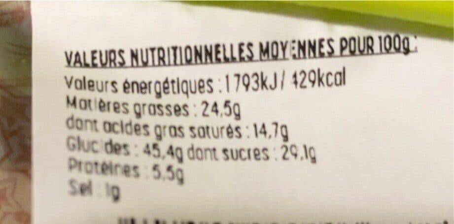 Réauté Chocolat Mini cakes pepites de chocolat packshot