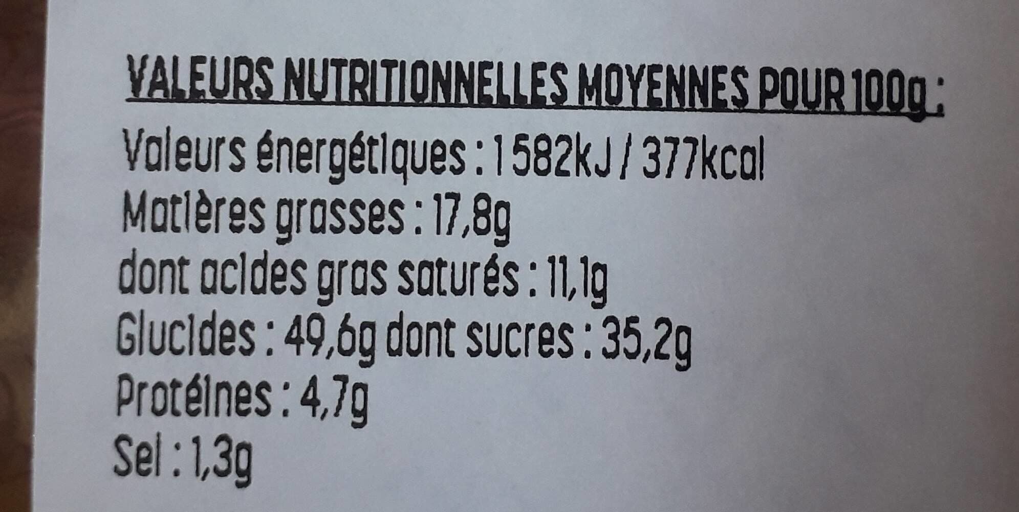 Open Food Facts Mini cake écorces orange packshot