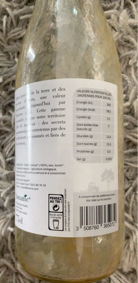 Open Food Facts Nectar d'abricots packshot