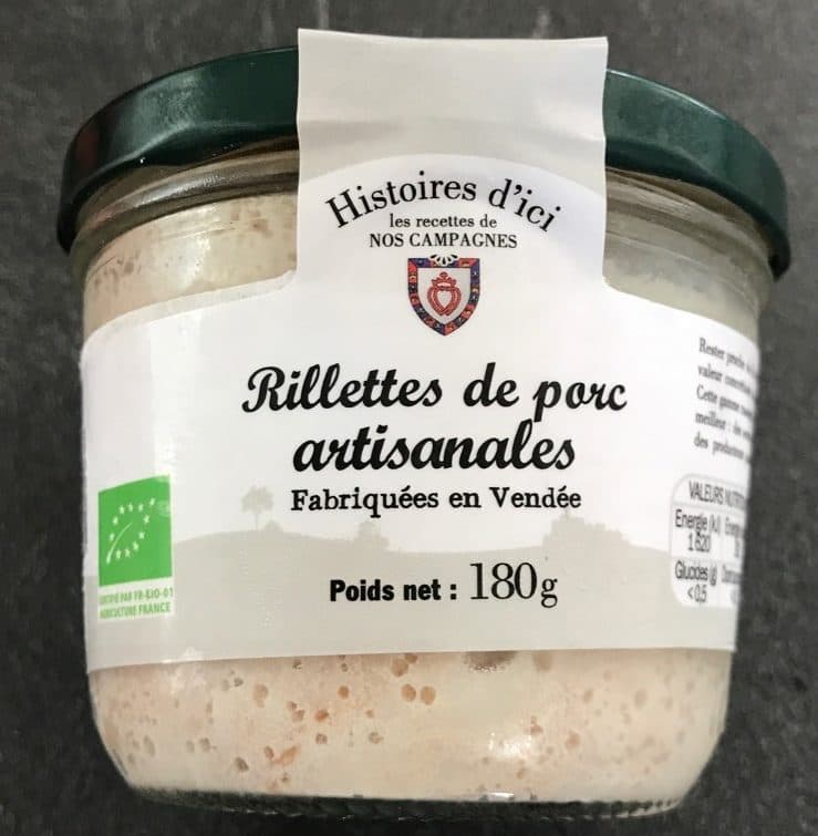 Histoires d'ici Rillettes de porc artisanales packshot