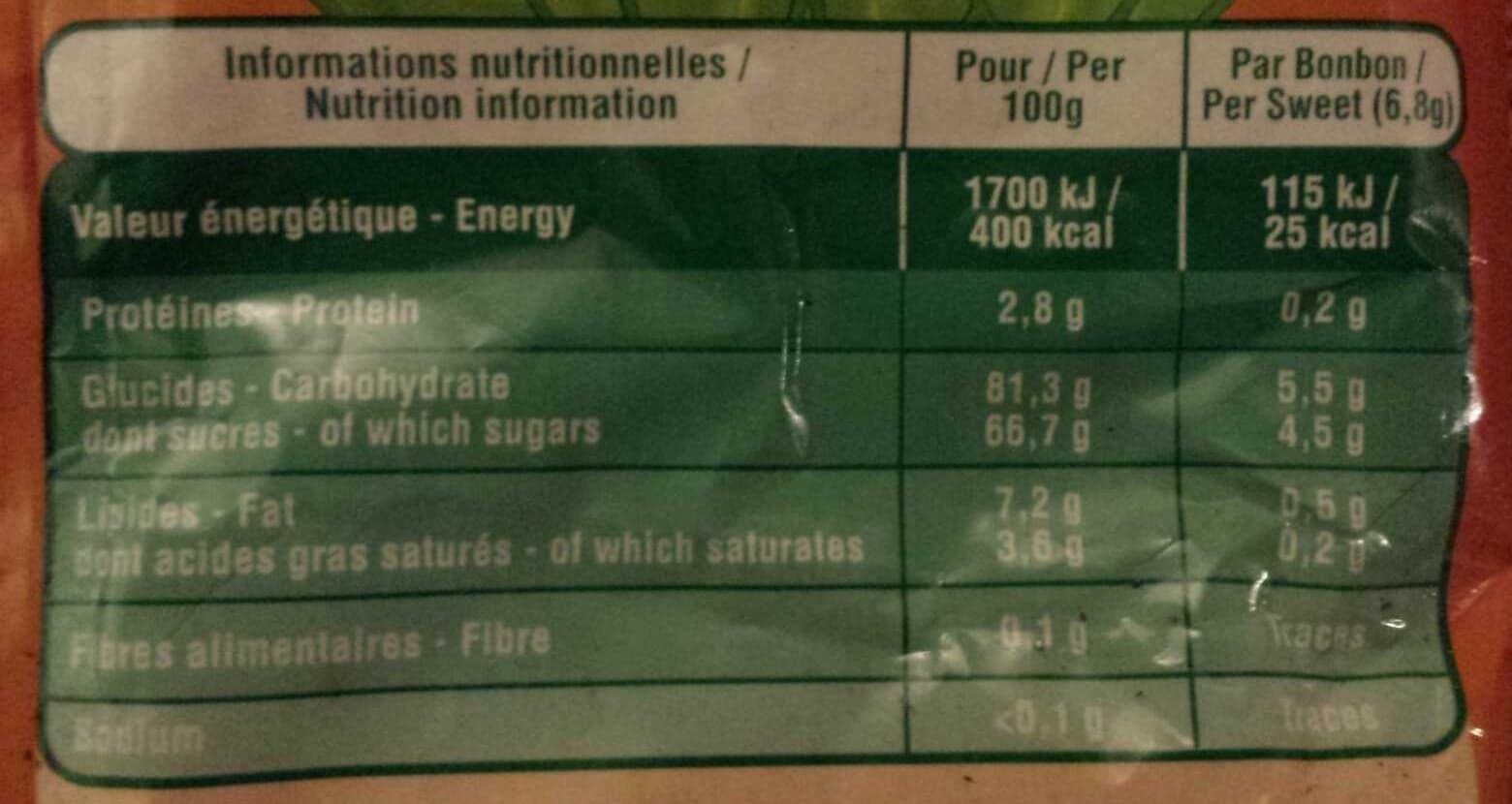 SANS MARQUE Confiserie aromatisée packshot