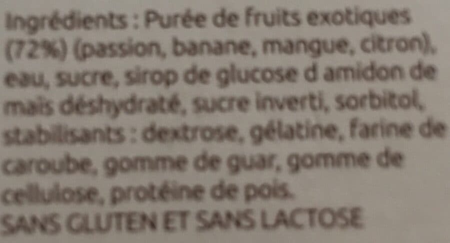 Les Glaces de l'Ardèche Sorbet fruit exotique packshot
