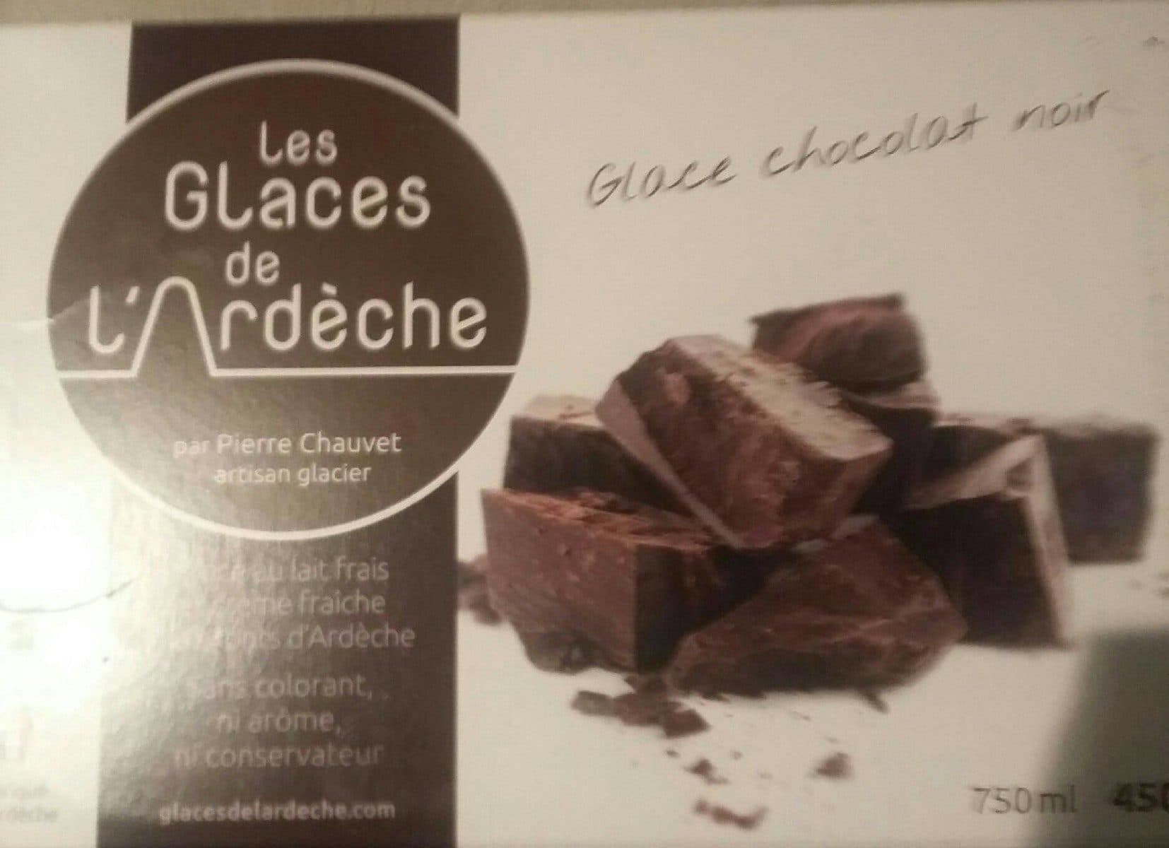 Les Glaces de l'Ardèche Glace chocolat noir packshot