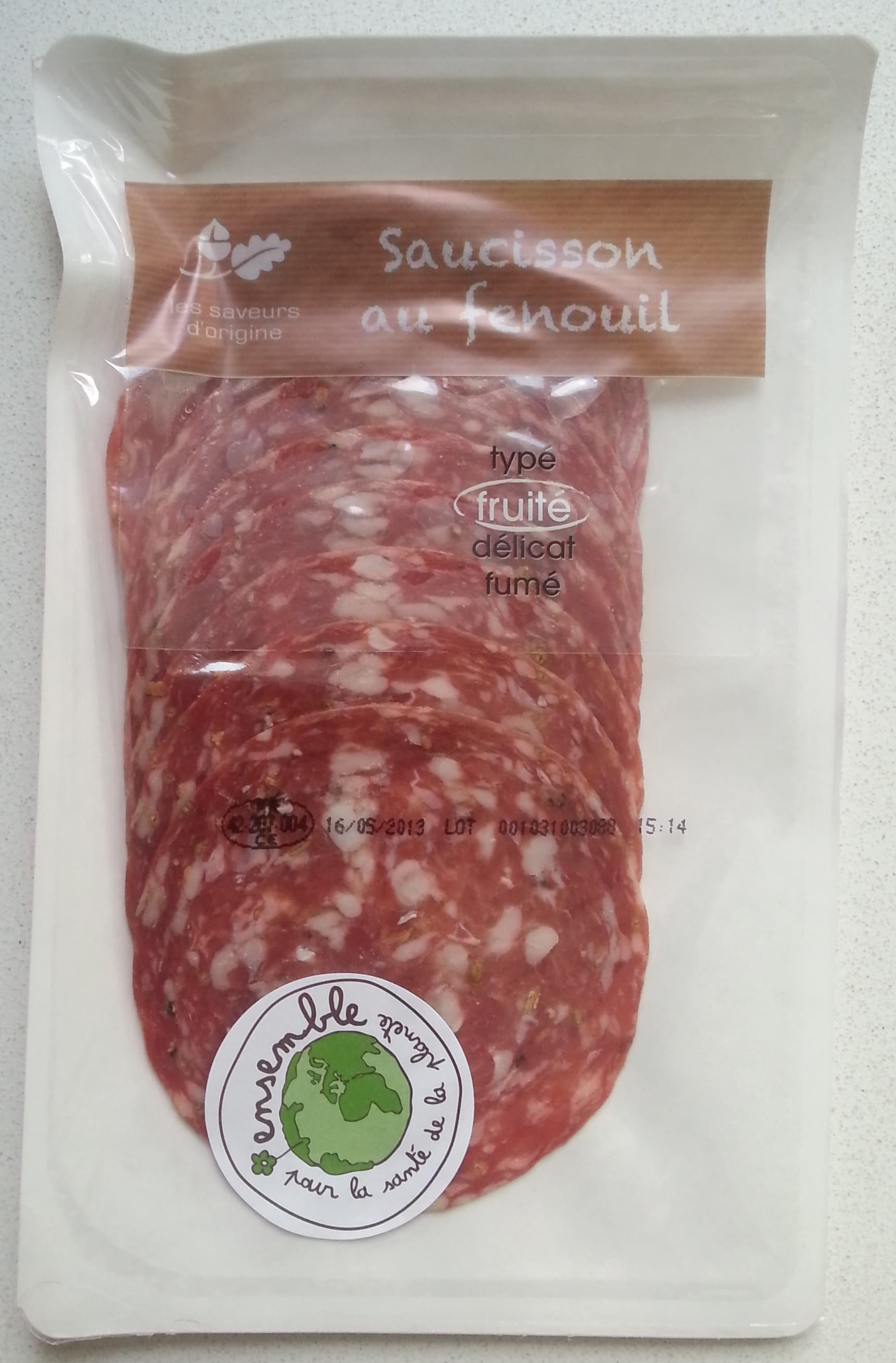 Les saveurs d'origine Saucisson au fenouil packshot