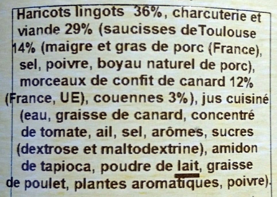 Maison Escudier Cassoulet au Confit de Canard packshot