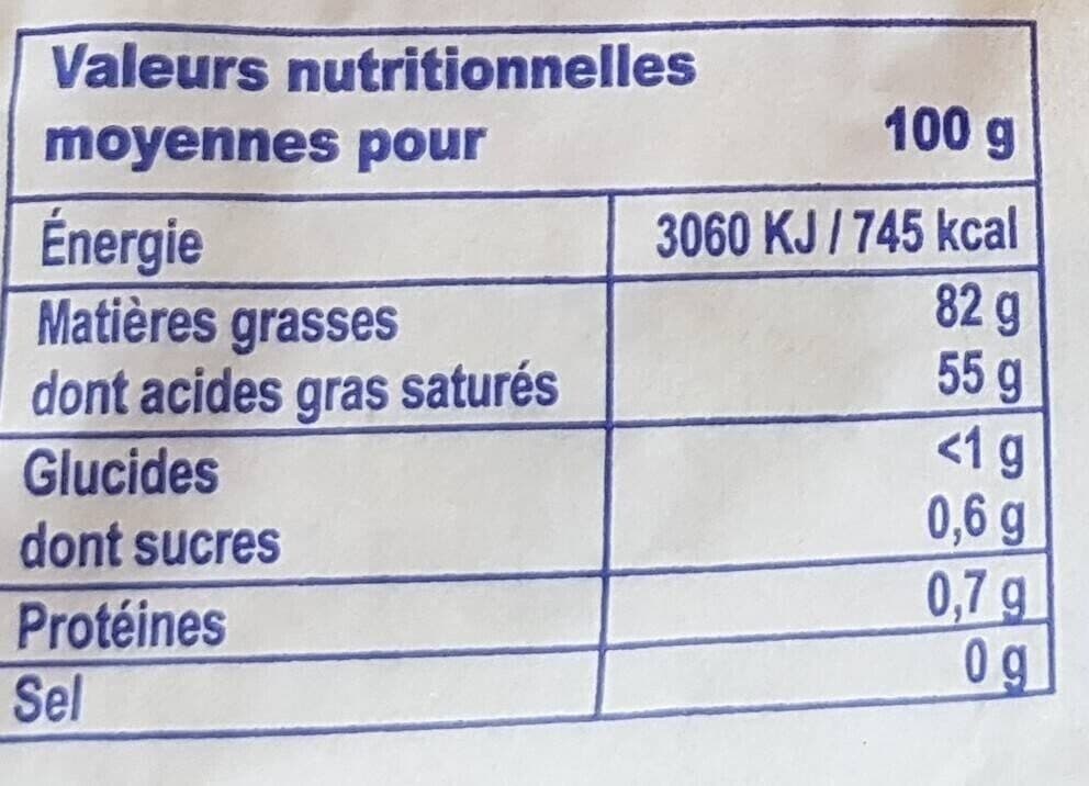 Ets Lecomte Beurre Doux packshot