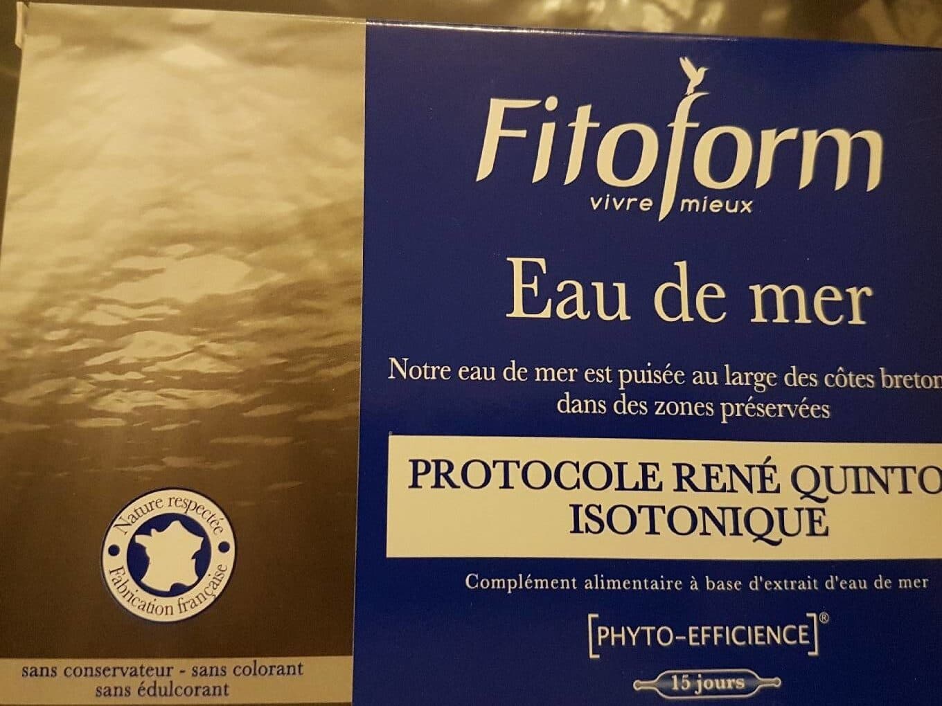 Fitoform Eau De Mer Isotonique - 30 Ampoules - Fitoform packshot