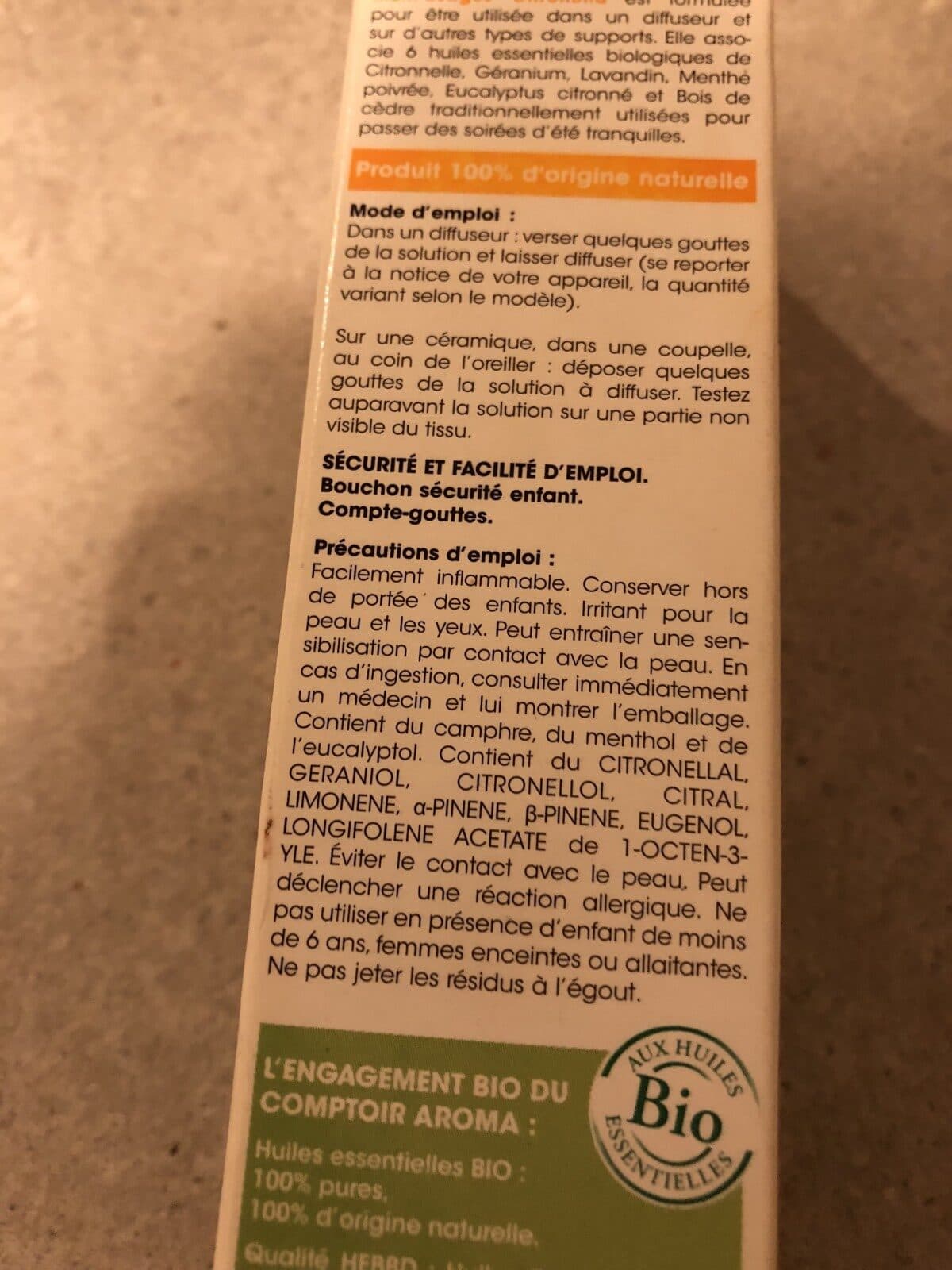Open Food Facts Citronella packshot