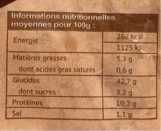 Carrefour 300G Pain au Maïs Graines de Tournesol packshot