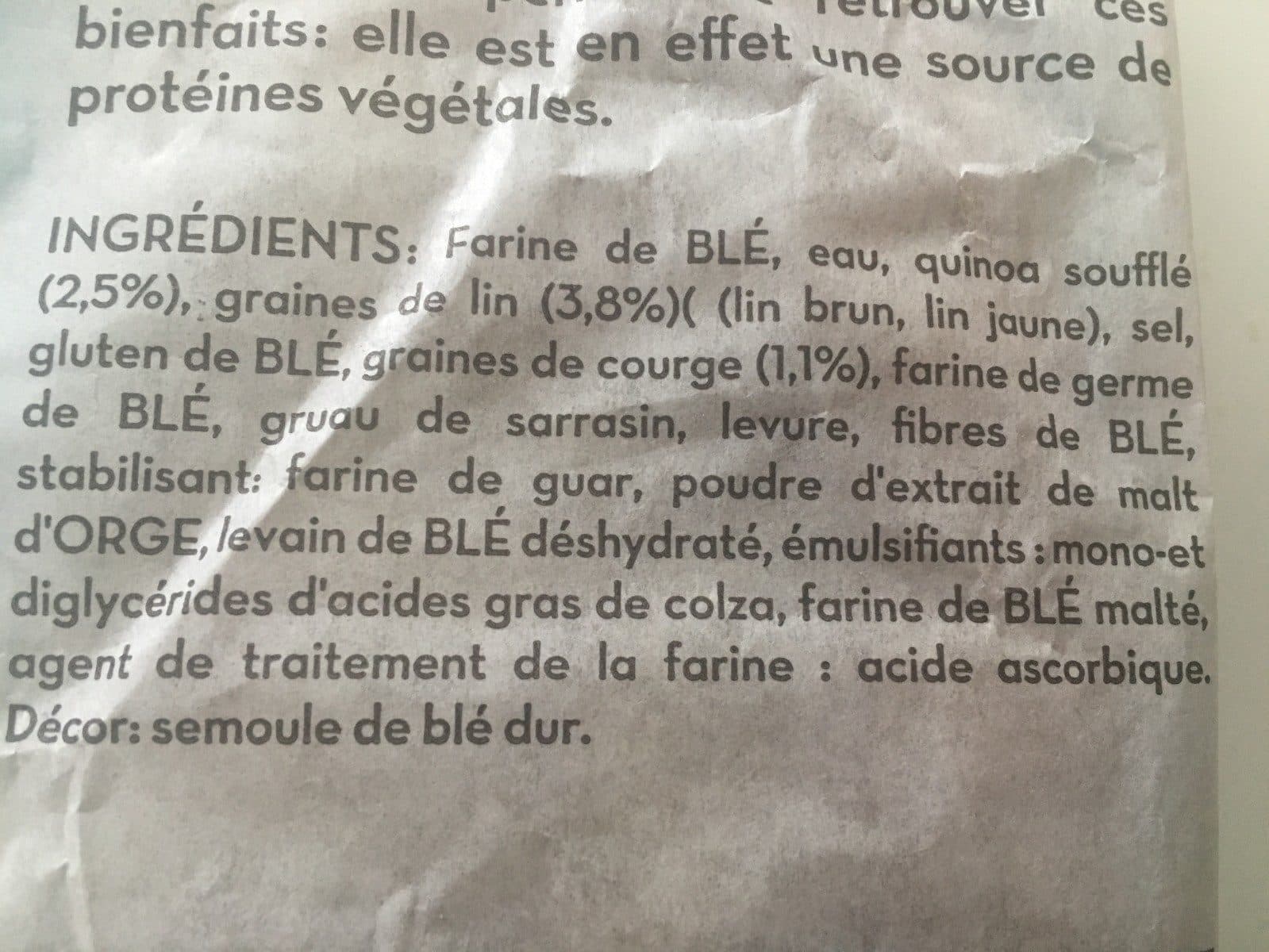 Gerbe Savoyarde Baguette speciale quinoa packshot