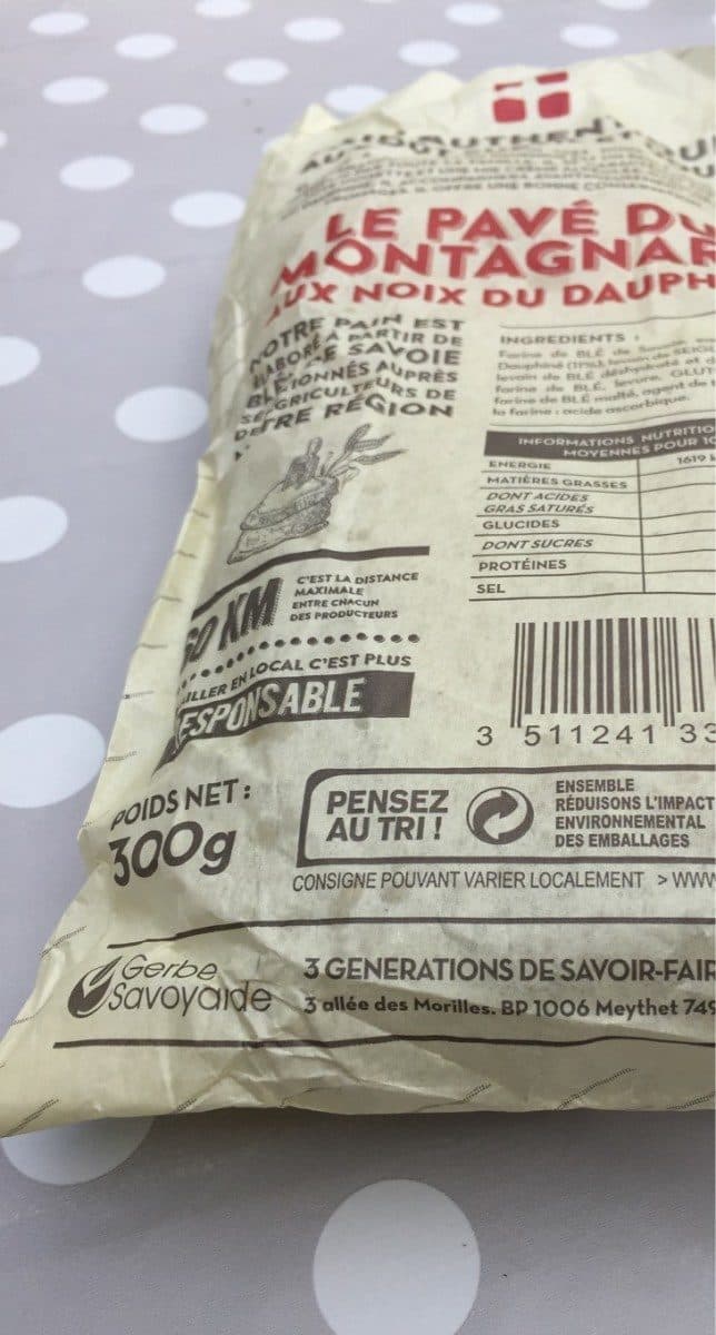 Open Food Facts Pave du montagnard aux noix du dauphine packshot