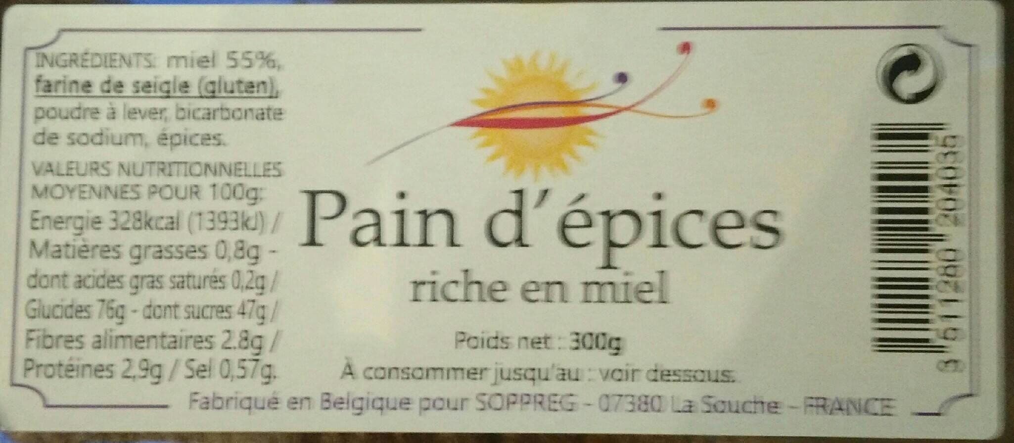 Sopreg Pain d'épices packshot