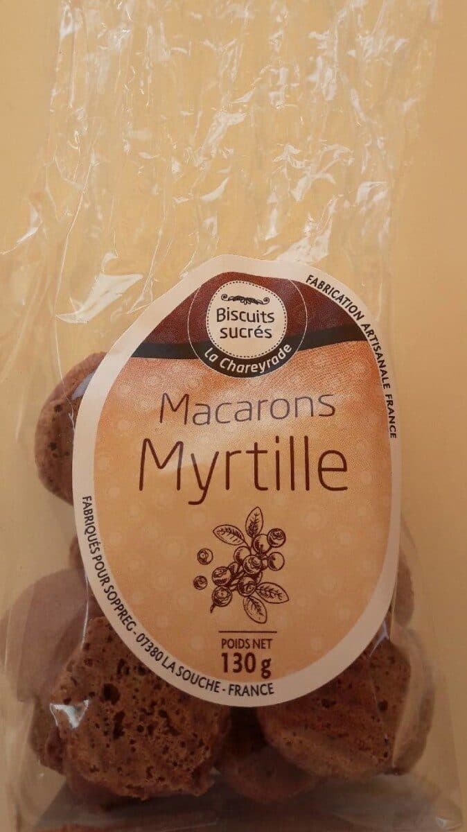 Open Food Facts Macarons Myrtille packshot