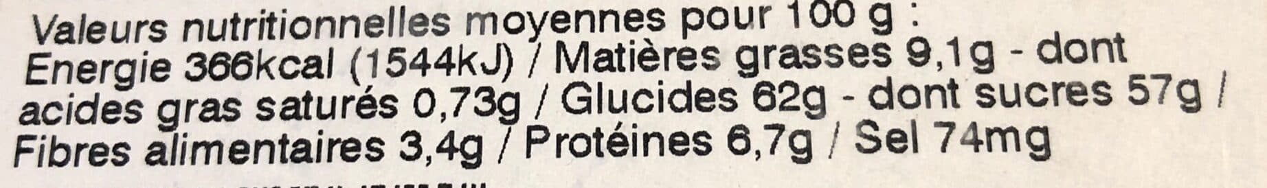 Open Food Facts Macarons chataigne packshot