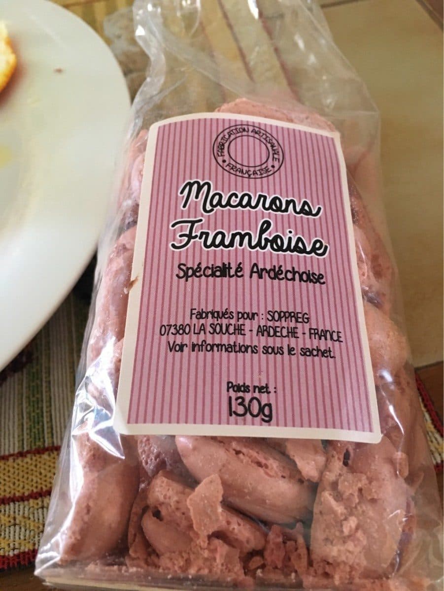 Soppreg Macarons framboises packshot