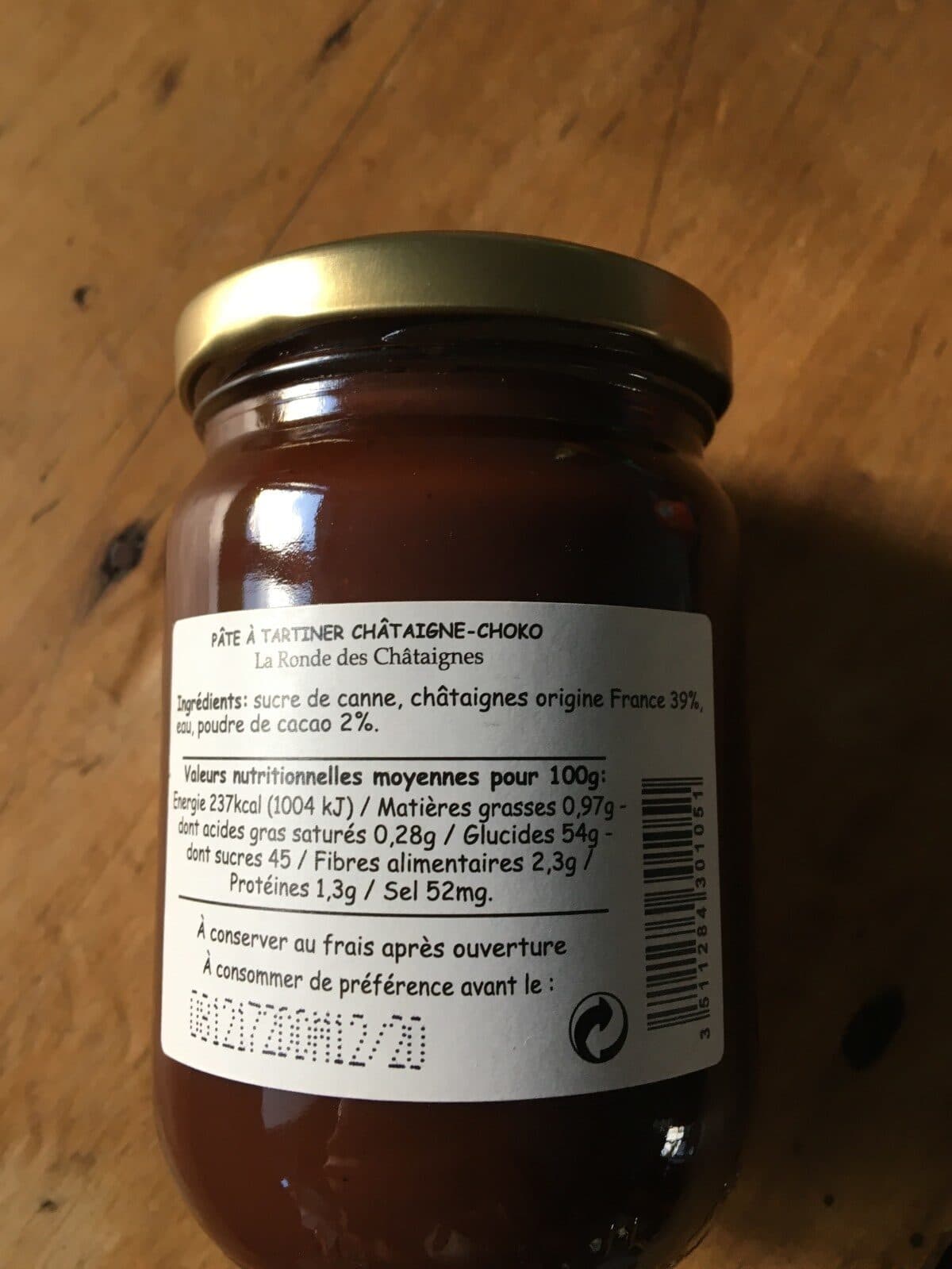 Soppreg Pates a tartiner chataigne choko packshot