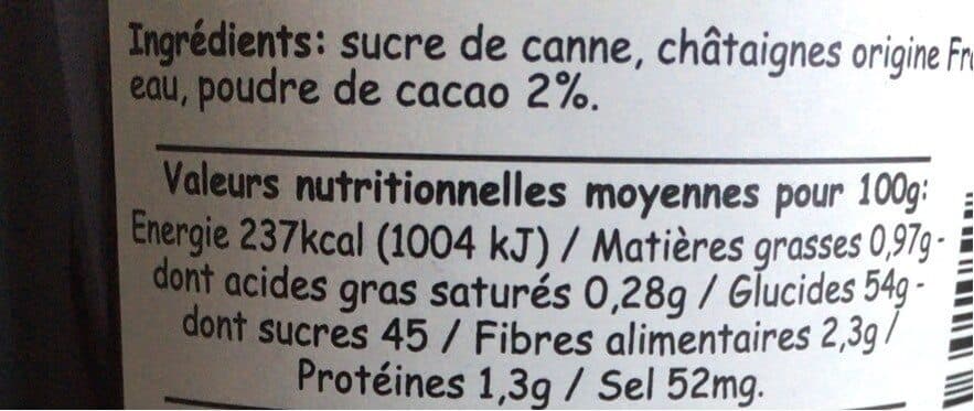 Soppreg Pates a tartiner chataigne choko packshot
