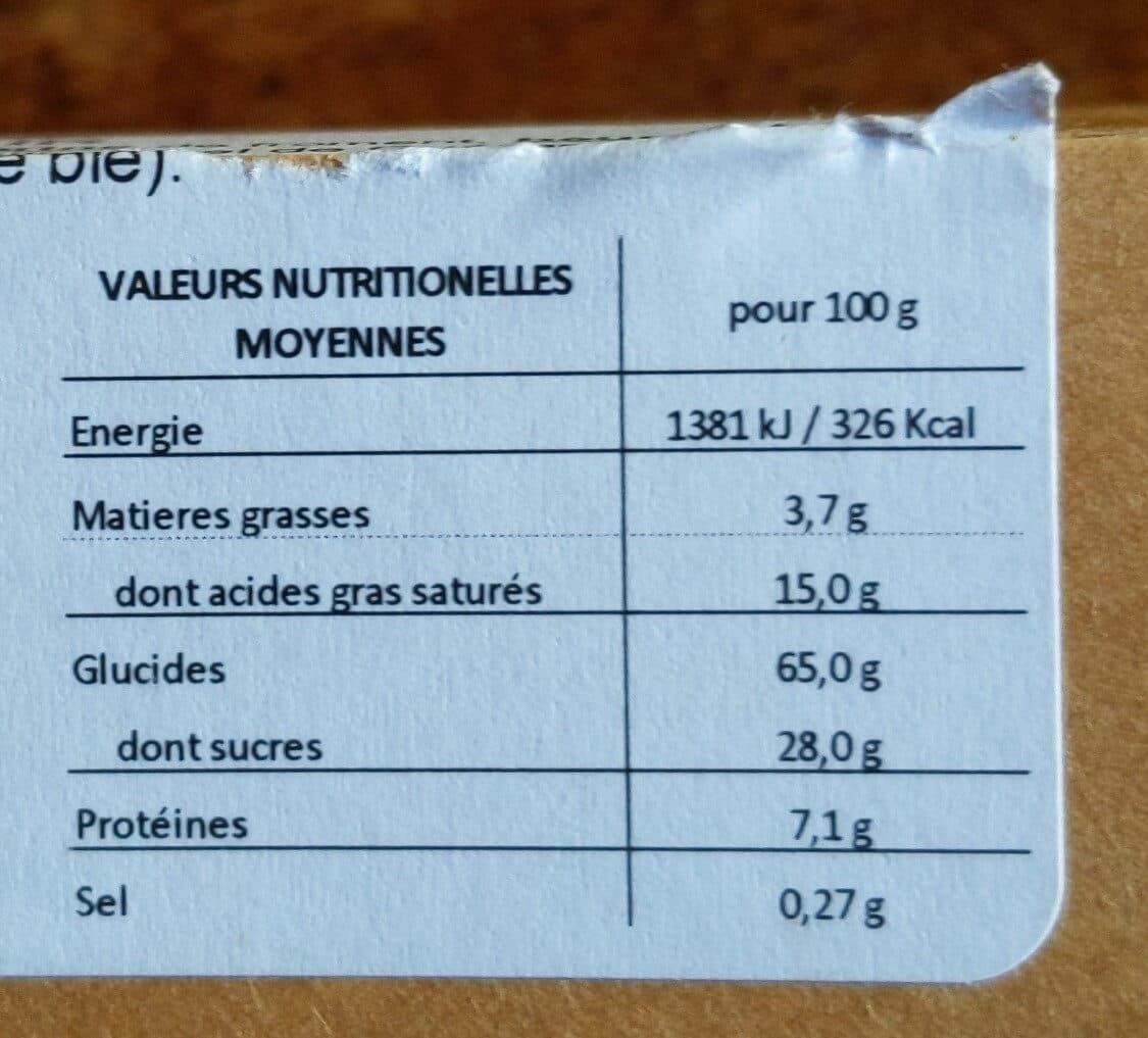 La Maison Percelay Sablés blé noir packshot