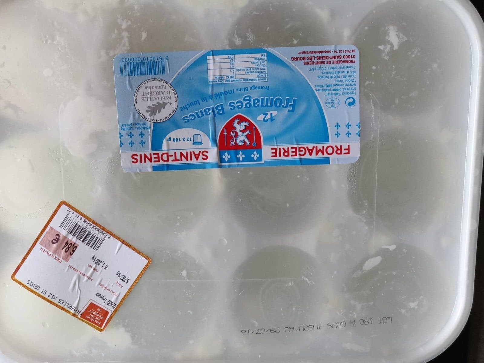 Open Food Facts Fromages blancs moulés à la louche packshot